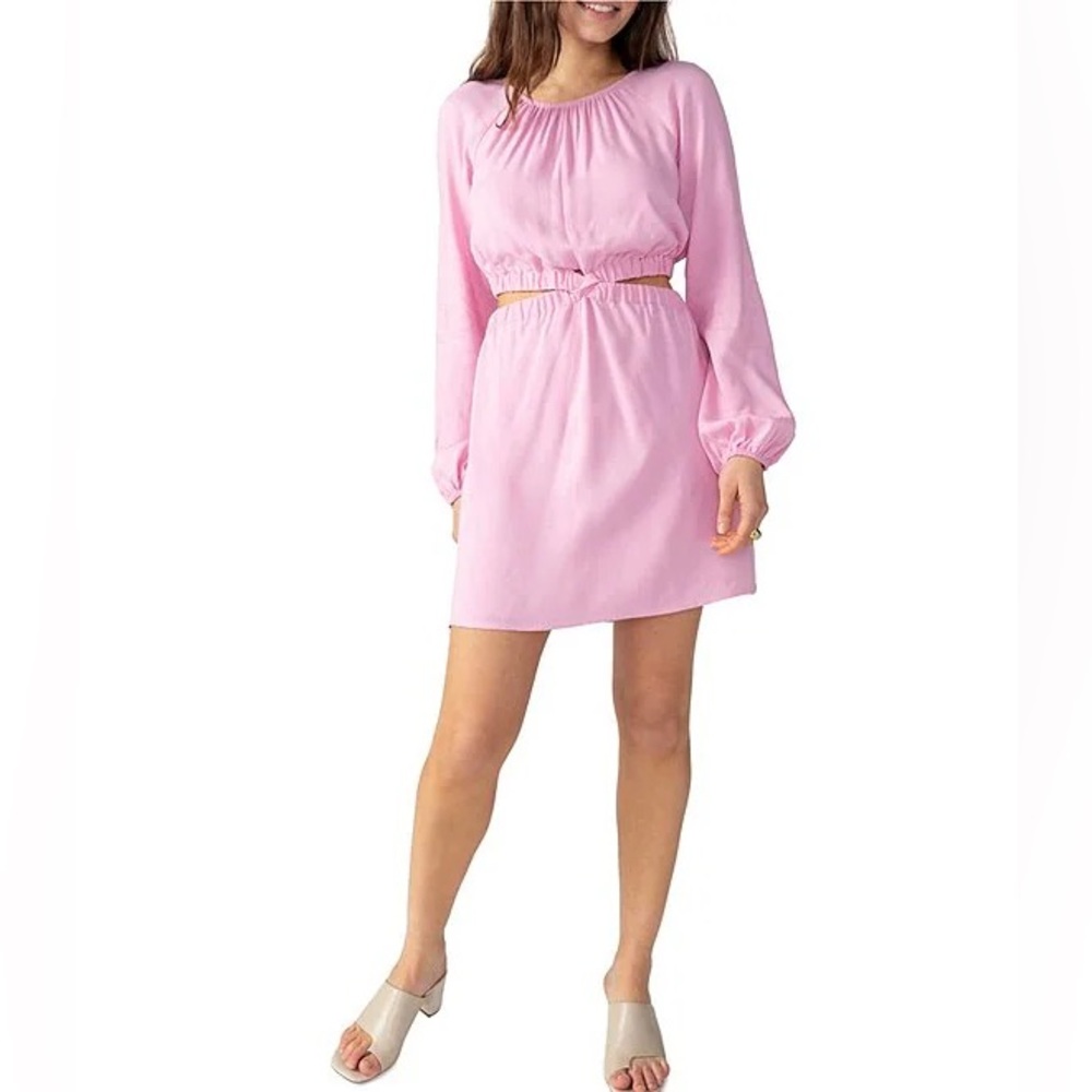 Sanctuary Woven Chiffon cutout dress